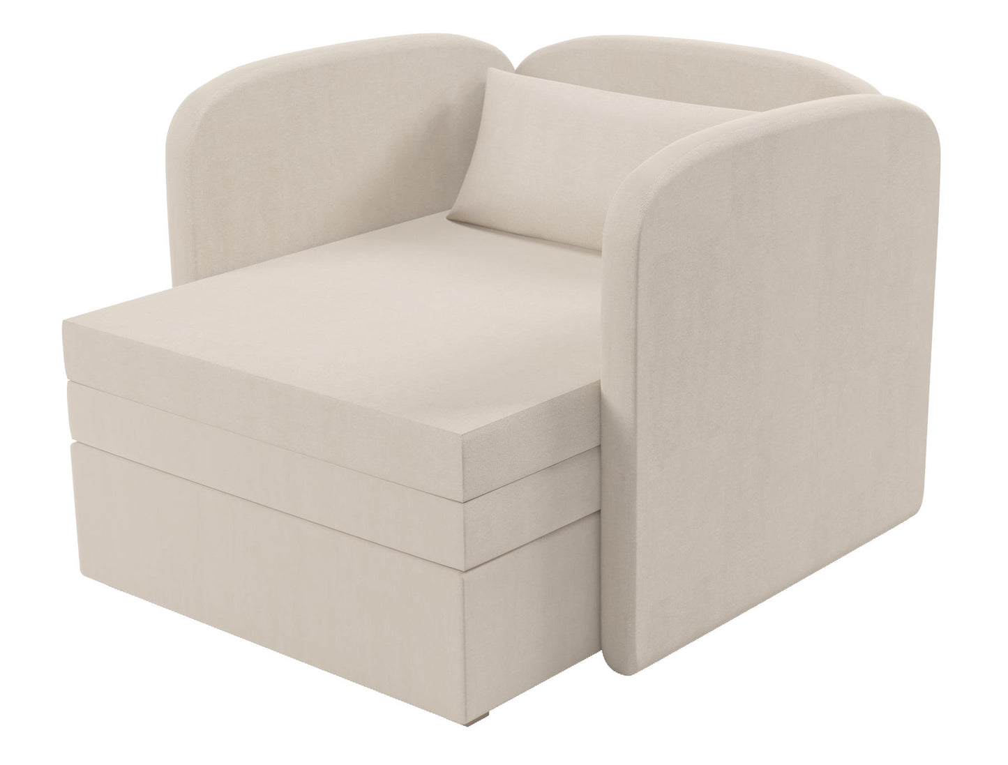 Leonel fotelágy nagy párnával