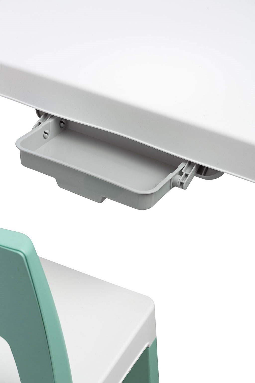 Menta színű Toys Monti állítható magasságú gyerekasztal fiók