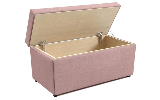 Púderrózsaszín játéktároló láda