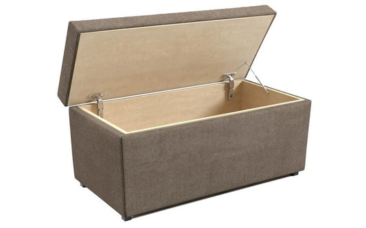 Sötétbeige játéktároló láda